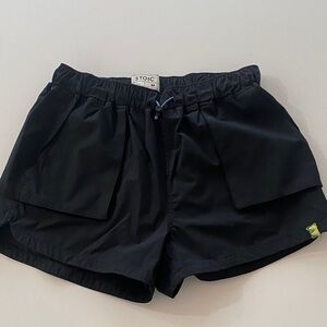 Stoic Utility Desert Short— Black Women's Elastic Waist Shorts